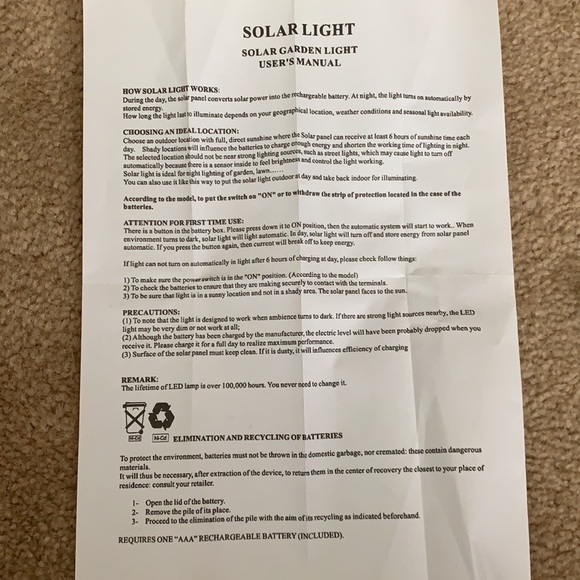 Outdoor solar lights - Picture 5 of 6